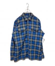 POLO RALPH LAUREN（ポロ・ラルフローレン）の古着「オンブレチェックシャツ」｜ネイビー