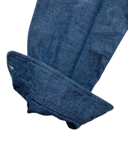 RRL（ダブルアールエル）RRL (ダブルアールエル) デニムワークシャツ ブルー サイズ:Sの古着・服飾アイテム