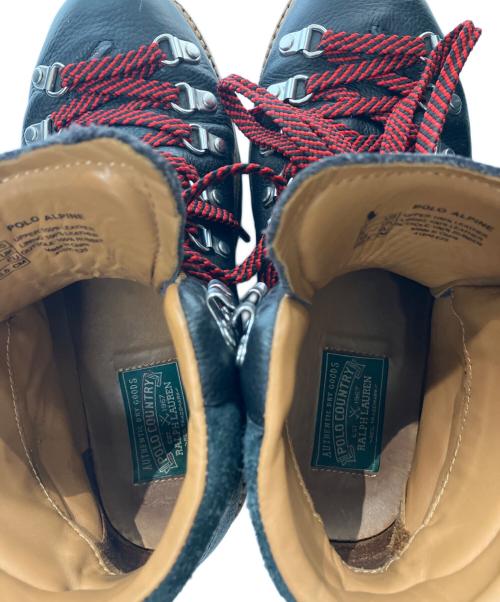 POLO RALPH LAUREN（ポロ・ラルフローレン）POLO RALPH LAUREN (ポロ・ラルフローレン) アルパインレザートレイルブーツ ブラック サイズ:25.5の古着・服飾アイテム