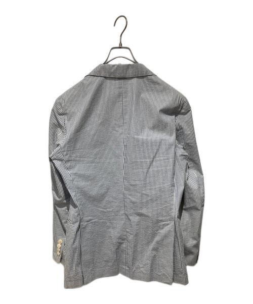 POLO RALPH LAUREN（ポロ・ラルフローレン）POLO RALPH LAUREN (ポロ・ラルフローレン) シアサッカーテーラードジャケット ブルー サイズ:36の古着・服飾アイテム