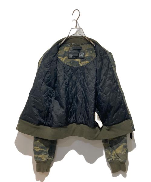 DIESEL（ディーゼル）DIESEL (ディーゼル) カモ柄MA-1ブルゾン オリーブ サイズ:Sの古着・服飾アイテム