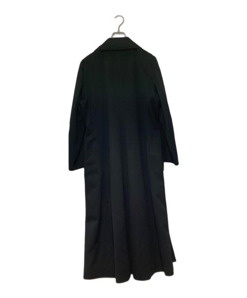 Yves Saint Laurent（イヴサンローラン）Yves Saint Laurent (イヴサンローラン) ウールジップロングコート ブラック サイズ:40の古着・服飾アイテム