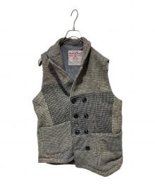 Harris Tweed（ハリスツイード）の古着「ウールツイードジレ」｜グレー