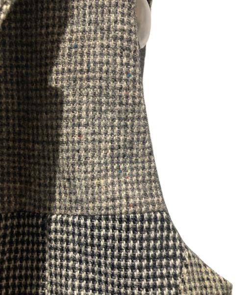 Harris Tweed（ハリスツイード）Harris Tweed (ハリスツイード) ウールツイードジレ グレー サイズ:不明の古着・服飾アイテム