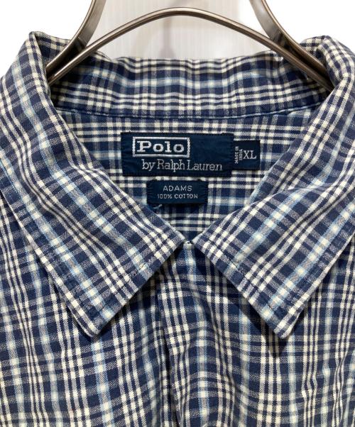 POLO RALPH LAUREN（ポロ・ラルフローレン）POLO RALPH LAUREN (ポロ・ラルフローレン) 半袖シャツ ブルー サイズ:XLの古着・服飾アイテム