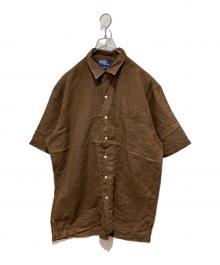 POLO RALPH LAUREN（ポロ・ラルフローレン）の古着「リネン混シャツ」｜ブラウン