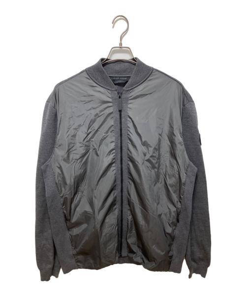 CANADA GOOSE（カナダグース）CANADA GOOSE (カナダグース) WINDBRIDGE FULL ZIP SWEATER グレー サイズ:２XLの古着・服飾アイテム