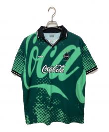 F.C.R.B.（エフシーレアルブリストル）の古着「Coca-Cola RETRO GAME SHIRT」｜グリーン