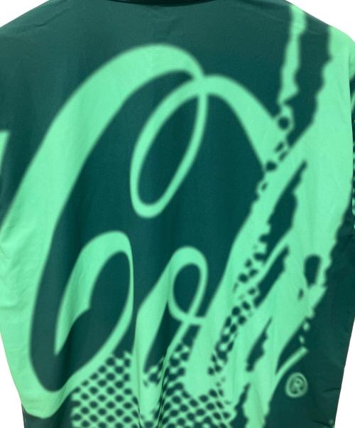F.C.R.B.（エフシーレアルブリストル）F.C.R.B. (エフシーレアルブリストル) Coca-Cola RETRO GAME SHIRT グリーン サイズ:Lの古着・服飾アイテム