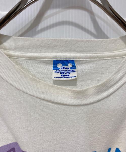 DISNEY（ディズニー）DISNEY (ディズニー) プリントTシャツ ホワイト サイズ:Mの古着・服飾アイテム