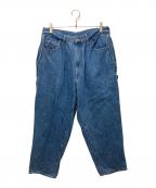 BROCHUREブローシュアー）の古着「1P DENIM PANTS」｜インディゴ