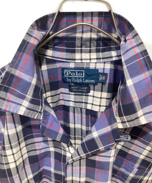POLO RALPH LAUREN（ポロ・ラルフローレン）POLO RALPH LAUREN (ポロ・ラルフローレン) チェックシャツ パープル サイズ:Sの古着・服飾アイテム