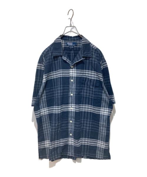 POLO RALPH LAUREN（ポロ・ラルフローレン）POLO RALPH LAUREN (ポロ・ラルフローレン) チェックシャツ ネイビー サイズ:Ｌの古着・服飾アイテム