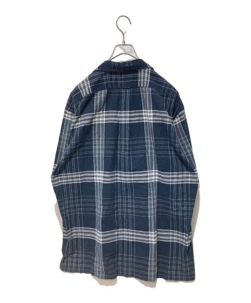 POLO RALPH LAUREN（ポロ・ラルフローレン）POLO RALPH LAUREN (ポロ・ラルフローレン) チェックシャツ ネイビー サイズ:Ｌの古着・服飾アイテム