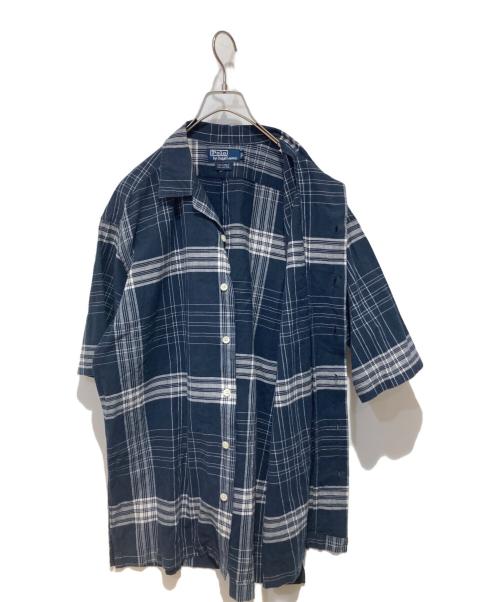 POLO RALPH LAUREN（ポロ・ラルフローレン）POLO RALPH LAUREN (ポロ・ラルフローレン) チェックシャツ ネイビー サイズ:Ｌの古着・服飾アイテム