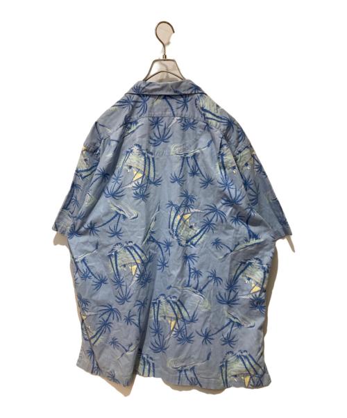 POLO RALPH LAUREN（ポロ・ラルフローレン）POLO RALPH LAUREN (ポロ・ラルフローレン) アロハシャツ ブルー サイズ:XLの古着・服飾アイテム