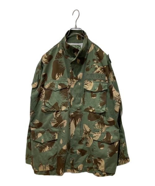 stussy（ステューシー）stussy (ステューシー) MAHARISHI (マハリシ) FUTURA (フューチュラ) Ｍ-65 フィールドジャケット グリーン サイズ:Ｌの古着・服飾アイテム
