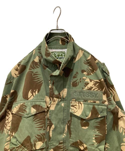 stussy（ステューシー）stussy (ステューシー) MAHARISHI (マハリシ) FUTURA (フューチュラ) Ｍ-65 フィールドジャケット グリーン サイズ:Ｌの古着・服飾アイテム