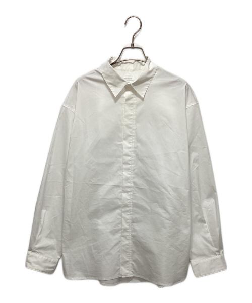 HERALBONY（ヘラルボニー）HERALBONY (ヘラルボニー) スカーフループ付きベーシックシャツ ホワイト サイズ:FREEの古着・服飾アイテム