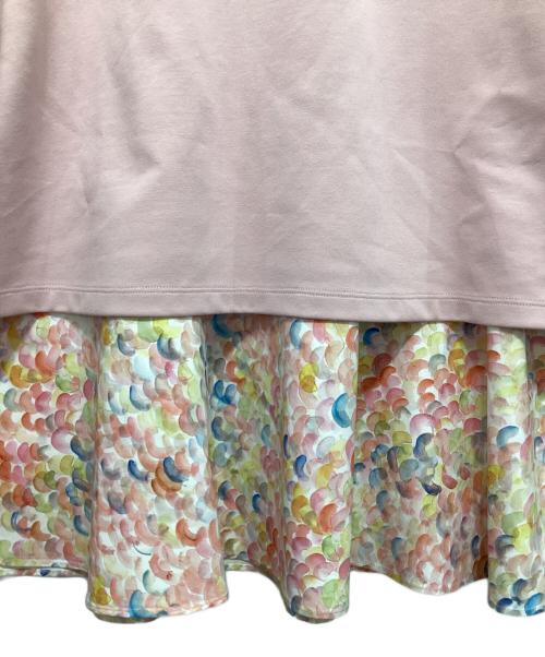 HERALBONY（ヘラルボニー）HERALBONY (ヘラルボニー) ラッフルレイヤードT 蟻 ピンク サイズ:Freeの古着・服飾アイテム