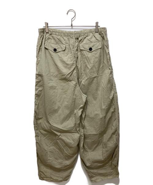 Graphpaper（グラフペーパー）Graphpaper (グラフペーパー) Garment Dyed Typewriter Parachute Pants ベージュ サイズ:2の古着・服飾アイテム