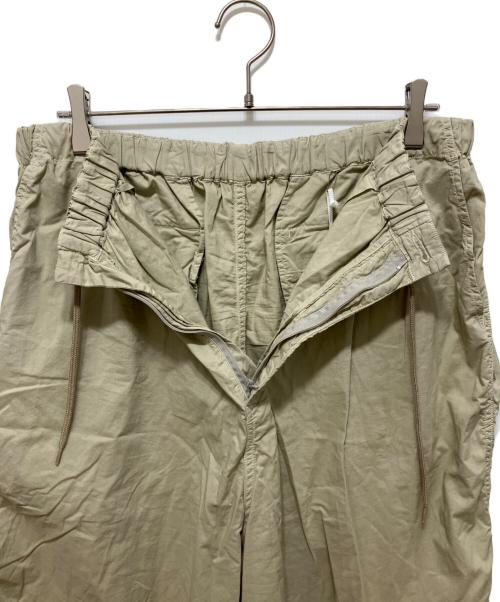 Graphpaper（グラフペーパー）Graphpaper (グラフペーパー) Garment Dyed Typewriter Parachute Pants ベージュ サイズ:2の古着・服飾アイテム