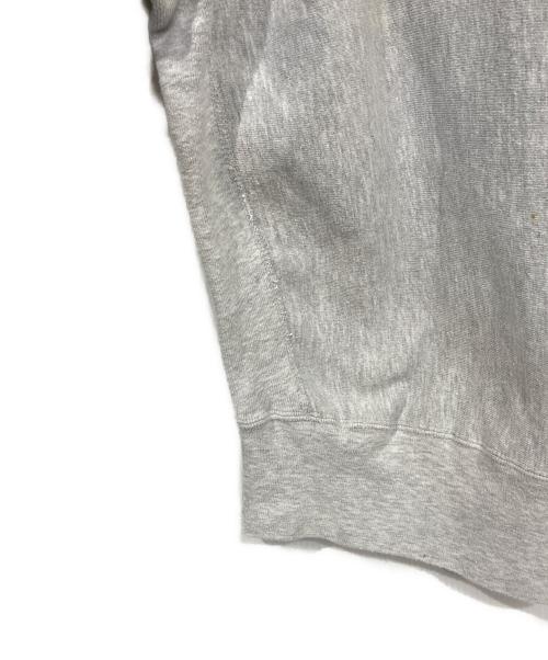 Champion REVERSE WEAVE（チャンピオン リバース ウィーブ）Champion REVERSE WEAVE (チャンピオン リバース ウィーブ) クルーネックスウェット グレー×パープル サイズ:XLの古着・服飾アイテム