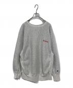 Champion REVERSE WEAVEチャンピオン リバース ウィーブ）の古着「刺繍スウェット」｜グレー
