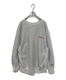 Champion REVERSE WEAVE（チャンピオン リバース ウィーブ）の古着「刺繍スウェット」｜グレー
