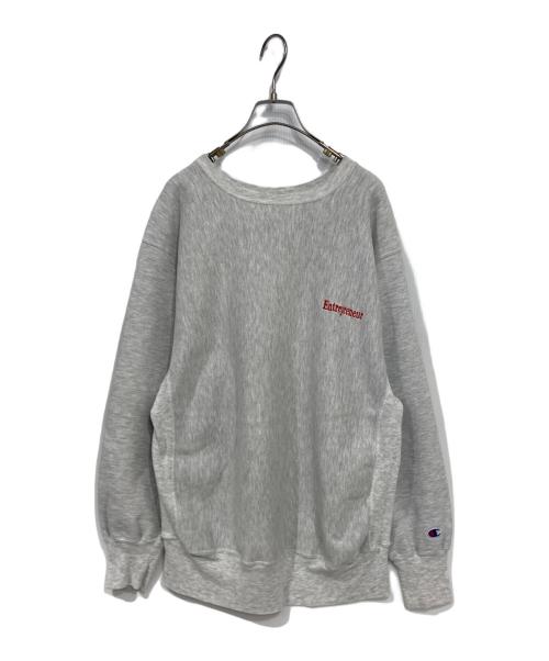 Champion REVERSE WEAVE（チャンピオン リバース ウィーブ）Champion REVERSE WEAVE (チャンピオン リバース ウィーブ) 刺繍スウェット グレー サイズ:XLの古着・服飾アイテム