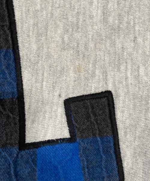Champion REVERSE WEAVE（チャンピオン リバース ウィーブ）Champion REVERSE WEAVE (チャンピオン リバース ウィーブ) スウェット グレー×ブルー サイズ:Ｌの古着・服飾アイテム