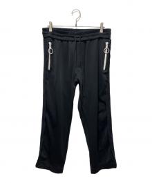 OFFWHITE（オフホワイト）の古着「バイアスプリントイージーロングパンツ」｜ブラック