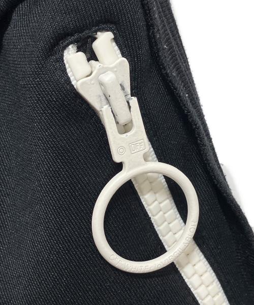 OFFWHITE（オフホワイト）OFFWHITE (オフホワイト) バイアスプリントイージーロングパンツ ブラック サイズ:Lの古着・服飾アイテム