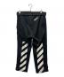 OFFWHITE (オフホワイト) バイアスプリントイージーロングパンツ ブラック サイズ:L：18000円