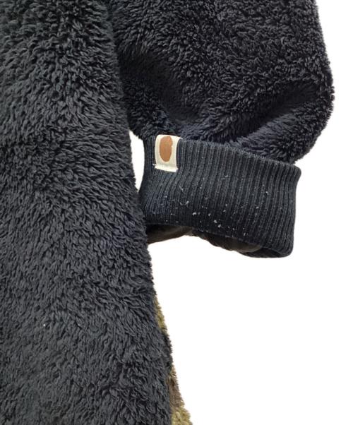 A BATHING APE（アベイシングエイプ）A BATHING APE (アベイシングエイプ) シャークボアフーディー ブラック サイズ:2XLの古着・服飾アイテム