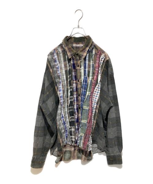 Rebuild by Needles（リビルドバイニードルス）Rebuild by Needles (リビルドバイニードルス) Flannel Shirt グリーン サイズ:不明の古着・服飾アイテム