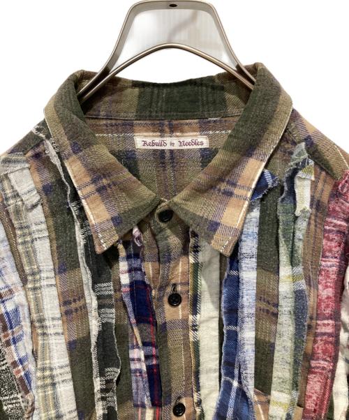 Rebuild by Needles（リビルドバイニードルス）Rebuild by Needles (リビルドバイニードルス) Flannel Shirt グリーン サイズ:不明の古着・服飾アイテム