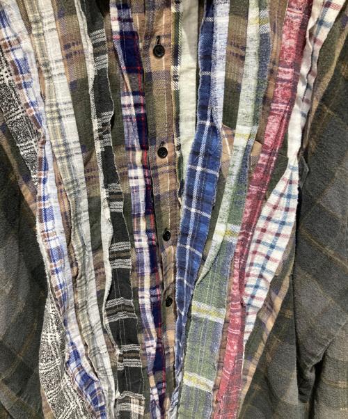 Rebuild by Needles（リビルドバイニードルス）Rebuild by Needles (リビルドバイニードルス) Flannel Shirt グリーン サイズ:不明の古着・服飾アイテム