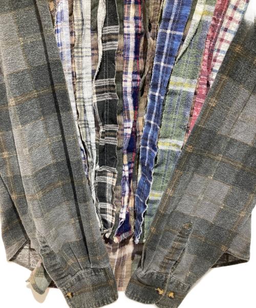 Rebuild by Needles（リビルドバイニードルス）Rebuild by Needles (リビルドバイニードルス) Flannel Shirt グリーン サイズ:不明の古着・服飾アイテム
