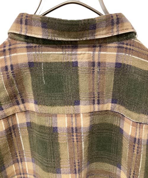 Rebuild by Needles（リビルドバイニードルス）Rebuild by Needles (リビルドバイニードルス) Flannel Shirt グリーン サイズ:不明の古着・服飾アイテム