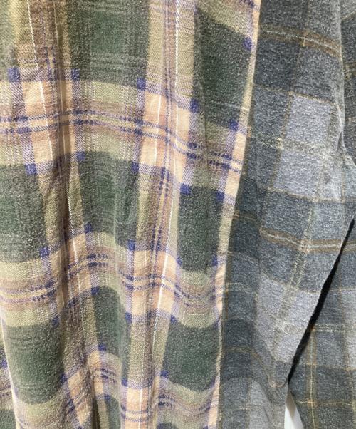 Rebuild by Needles（リビルドバイニードルス）Rebuild by Needles (リビルドバイニードルス) Flannel Shirt グリーン サイズ:不明の古着・服飾アイテム