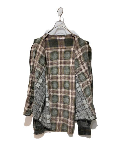 Rebuild by Needles（リビルドバイニードルス）Rebuild by Needles (リビルドバイニードルス) Flannel Shirt グリーン サイズ:不明の古着・服飾アイテム