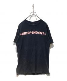 INDEPENDENT（インディペンデント）の古着「プリントTシャツ」｜ブラック