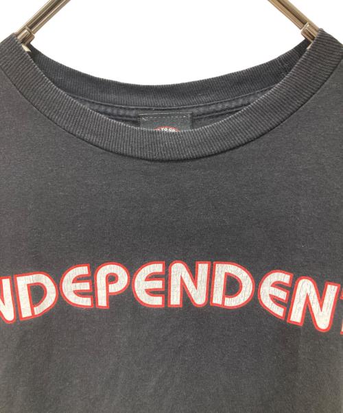 INDEPENDENT（インディペンデント）INDEPENDENT (インディペンデント) プリントTシャツ ブラック サイズ:不明の古着・服飾アイテム