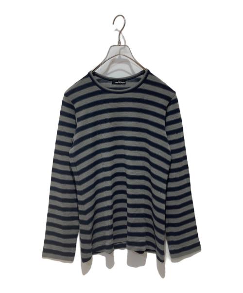 COMME des GARCONS tricot（コムデギャルソントリコ）COMME des GARCONS tricot (コムデギャルソントリコ) ボーダーニット ネイビー×グレー サイズ:不明の古着・服飾アイテム