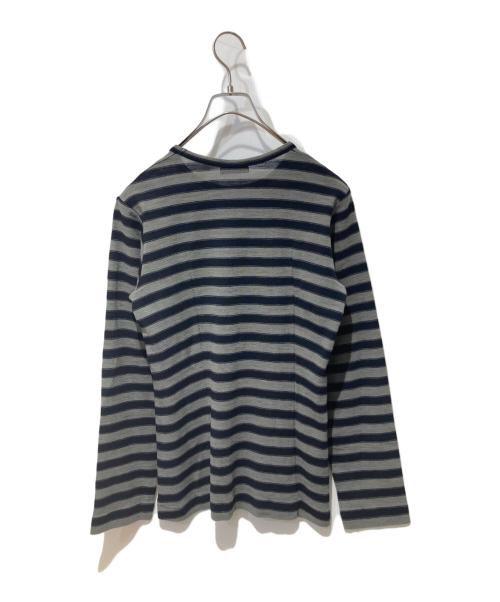 COMME des GARCONS tricot（コムデギャルソントリコ）COMME des GARCONS tricot (コムデギャルソントリコ) ボーダーニット ネイビー×グレー サイズ:不明の古着・服飾アイテム