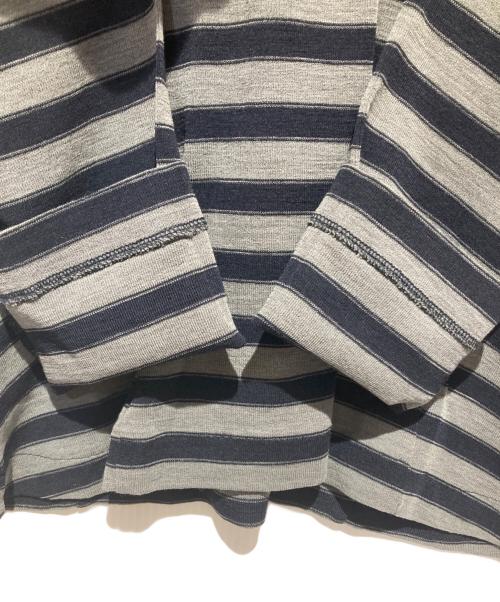 COMME des GARCONS tricot（コムデギャルソントリコ）COMME des GARCONS tricot (コムデギャルソントリコ) ボーダーニット ネイビー×グレー サイズ:不明の古着・服飾アイテム