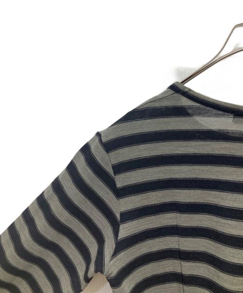 COMME des GARCONS tricot（コムデギャルソントリコ）COMME des GARCONS tricot (コムデギャルソントリコ) ボーダーニット ネイビー×グレー サイズ:不明の古着・服飾アイテム