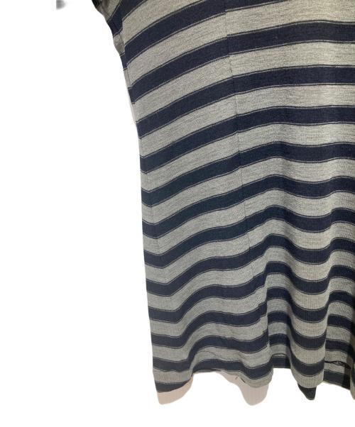 COMME des GARCONS tricot（コムデギャルソントリコ）COMME des GARCONS tricot (コムデギャルソントリコ) ボーダーニット ネイビー×グレー サイズ:不明の古着・服飾アイテム