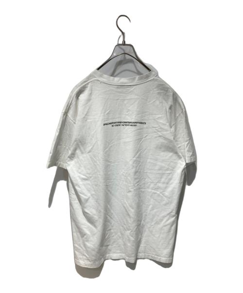 forty（フォーティ）forty (フォーティ) プリントTシャツ ホワイト サイズ:Ｌの古着・服飾アイテム